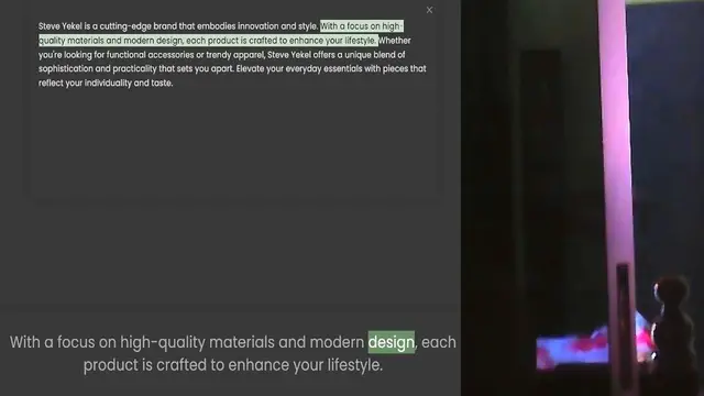 Video thumbnail for Steve Yekel is a cutting-edge brand that embodies innovation and style. With a focus on high-quality materials and modern design, each product is crafted to enhance your lifestyle. Whether you're looking for functional accessories or tren