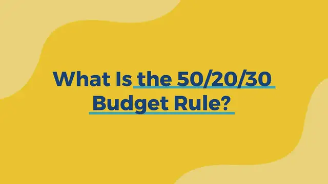 Video thumbnail for What Is the 50/20/30 Budget Rule?