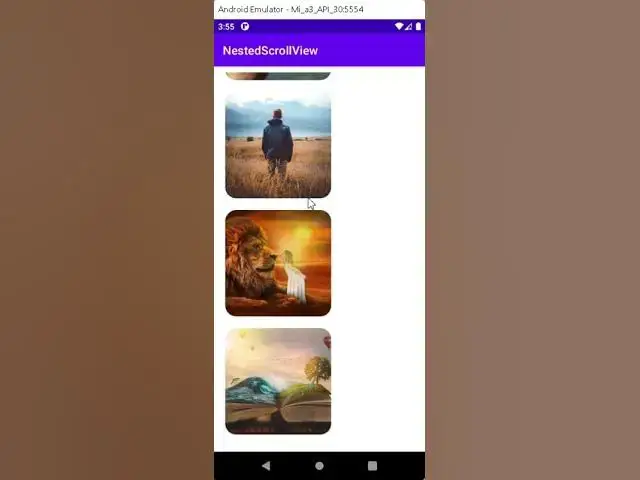 Video thumbnail for NestedScrollView on RecyclerView Example with Kotlin Code