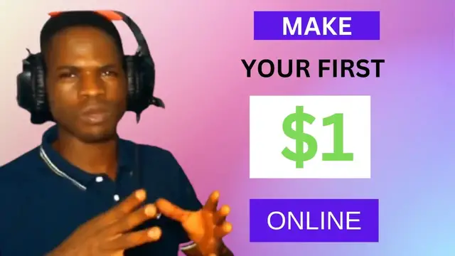 'Video thumbnail for how to make your first $1 online - (No investment, No Skill for 2023)'