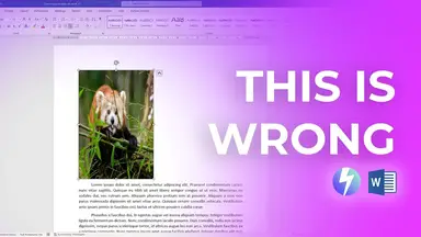 'Video thumbnail for How to Resize an Image in Microsoft Word Properly'
