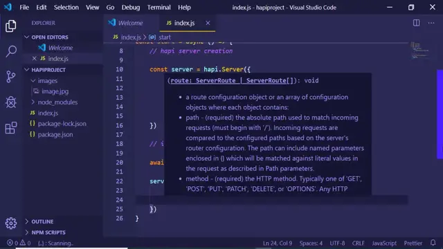 Video thumbnail for Hapi.js Tutorial | How to Serve Static Image Files in Directory in Hapi.js App Node.js