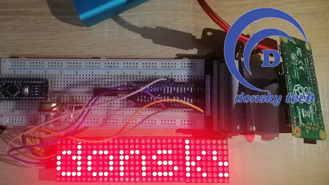 Video thumbnail for Controlling MAX7219 LED Matrix With RaspberryPi