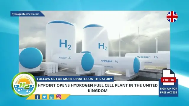 Video thumbnail for Hypoint opens hydrogen fuel cell plant in the United Kingdom