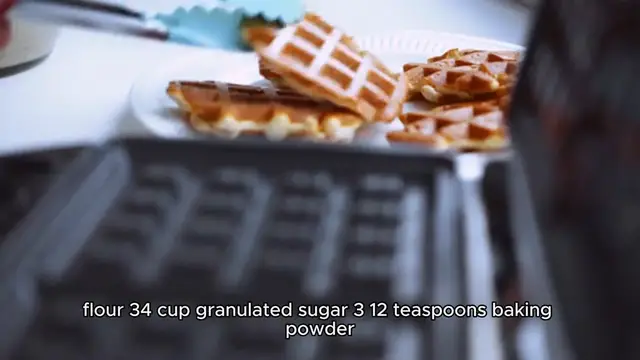 Video thumbnail for Belgian Waffles Recipe
