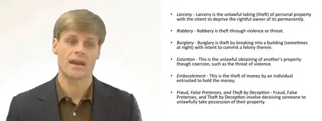 Video thumbnail for Crimes Against Property of Others