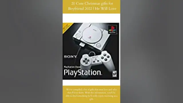 Video thumbnail for 20 Cute Christmas gifts for Boyfriend 2022 | He Will Love | playstation 5 console...