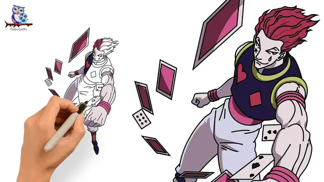 Video thumbnail for How to Draw Hisoka Morow Hunter X Hunter - Step by Step
