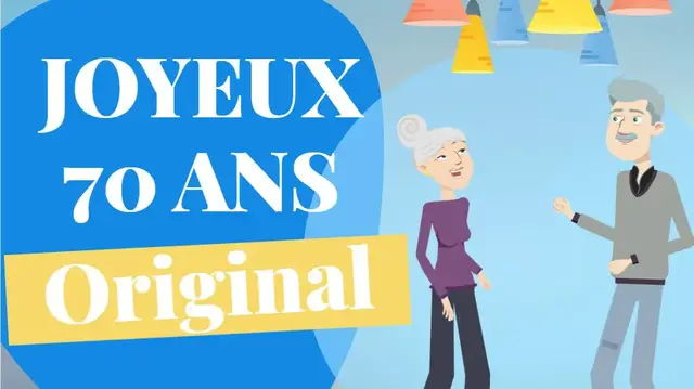 Video thumbnail for Joyeux anniversaire 70 ans Original Humour