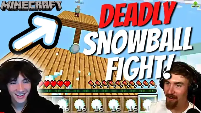'Video thumbnail for I Fell to My Death After He Hit Me With a Snowball! | Minecraft Moments'