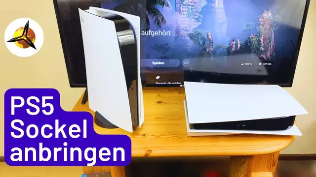 Video thumbnail for PS5 Standfuß befestigen Liegend & Vertikal
