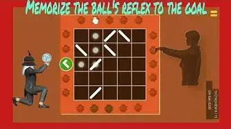 Video thumbnail for Kiểm tra mức độ ghi nhớ phản chiếu ánh của quả bóng với mục tiêu của bạn I Test Your Brain Power
