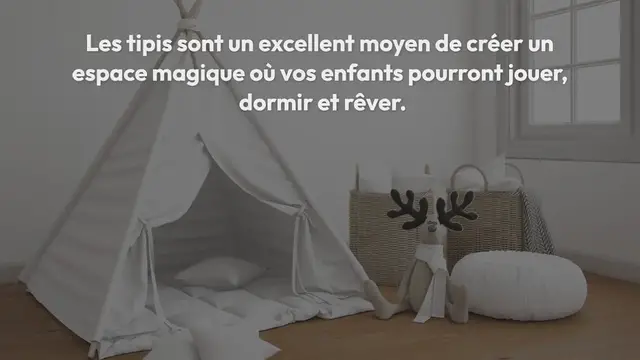 Video thumbnail for Comment fabriquer un Tipi Enfant ?