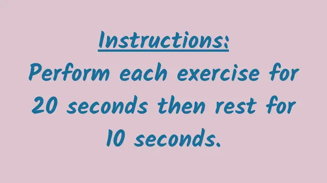 Video thumbnail for 20 Min Heart Pumping Tabata Workout for Beginners