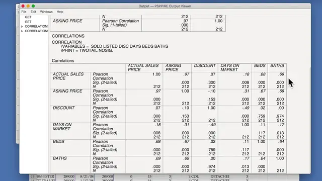 Video thumbnail for Correlations and multiple regression in PSPP and SPSS