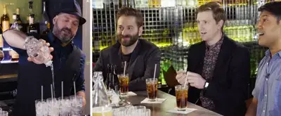 'Video thumbnail for TV Exclusive: BROADWAY BARTENDER Pours a Drink with the Cast of GROUNDHOG DAY!'