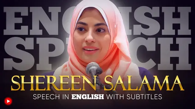 Video thumbnail for ENGLISH SPEECH | SHEREEN SALAMA: The Best Of You (English Subtitles)