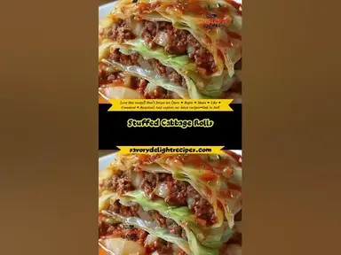 'Video thumbnail for Stuffed Cabbage Rolls'