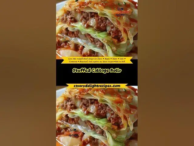 'Video thumbnail for Stuffed Cabbage Rolls'