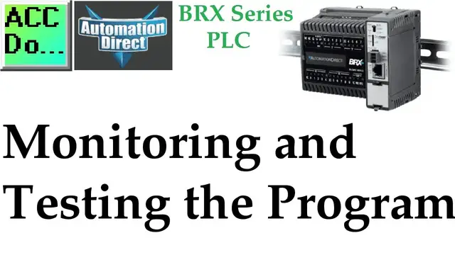 Video thumbnail for BRX Do-More PLC Monitoring and Testing the Program