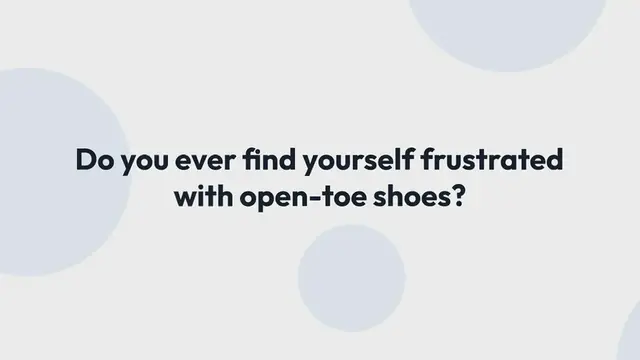 Video thumbnail for How to Keep Feet From Sliding Forward in Open-toe Shoes