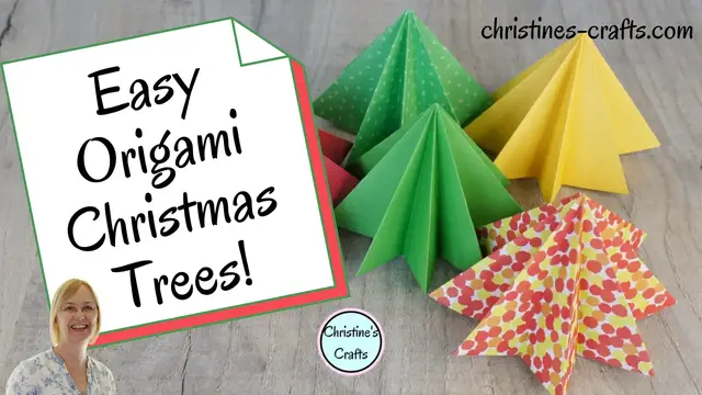 Video thumbnail for How to Fold a Simple Origami Christmas Tree
