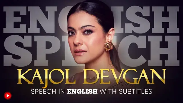 Video thumbnail for ENGLISH SPEECH | KAJOL DEVGAN: Adopting Clean Habits (English Subtitles)