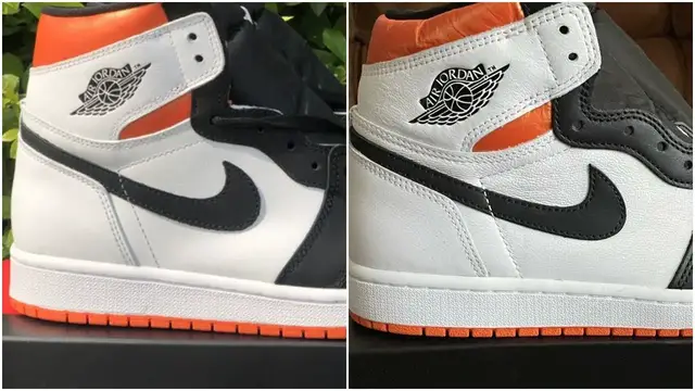 'Video thumbnail for Air Jordan 1 High Electro Orange, Real Vs Fake, How many pairs made & Resale'