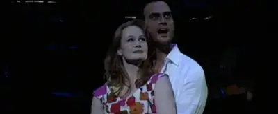 'Video thumbnail for Broadway Rewind: Cheyenne Jackson & Kate Baldwin Look to the Sky in FINIAN'S RAINBOW!'