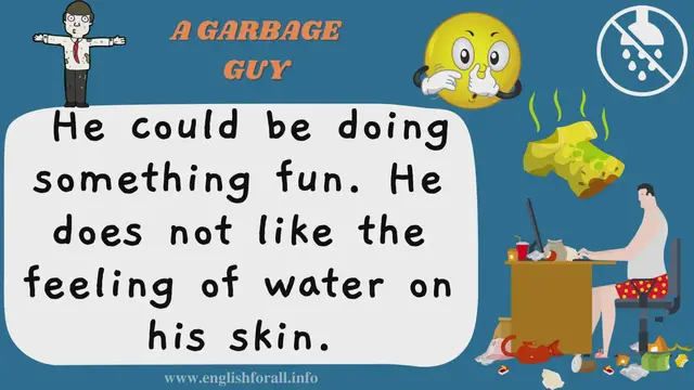 Video thumbnail for English Listen and Practice - A GARBAGE GUY