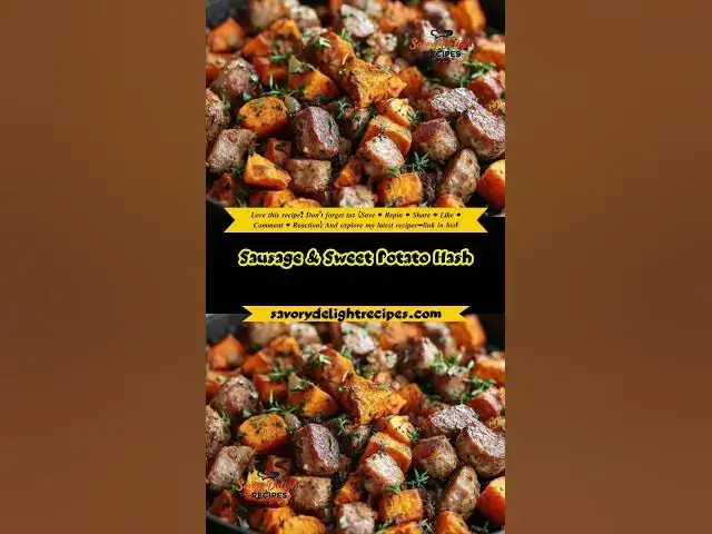 'Video thumbnail for Sausage & Sweet Potato Hash'