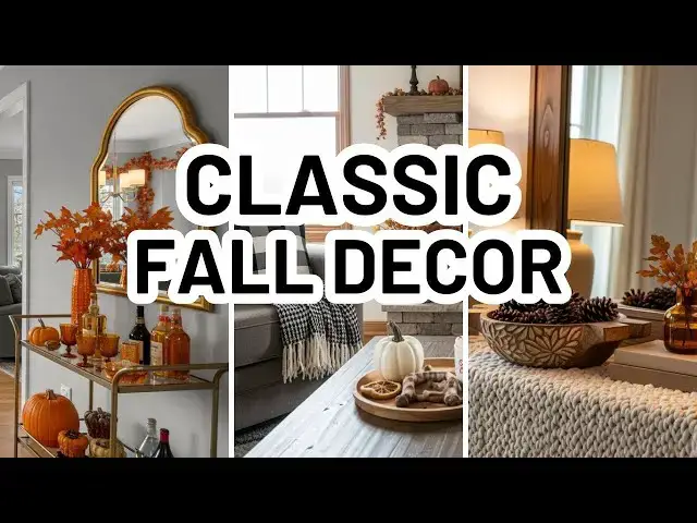 'Video thumbnail for 5 CLASSIC FALL DECORATING THEMES'