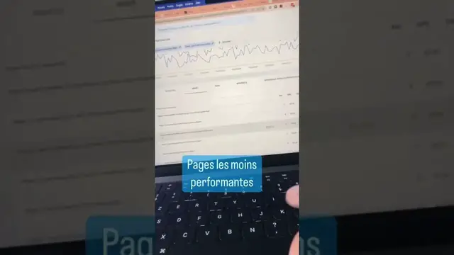 Video thumbnail for Comment trouver les pages les moins performantes d’un site Internet ?￼