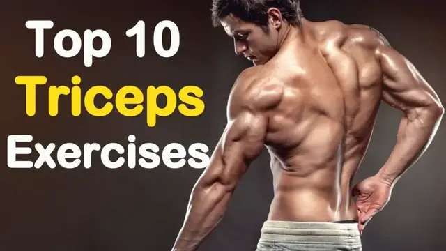 Video thumbnail for Top 10 Best Triceps Exercises | Triceps Workout
