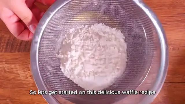 Video thumbnail for waffles recipe