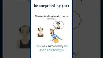 Video thumbnail for "Be surprised by" meaning | "be surprised by" in a sentence | Common English Idioms #shorts