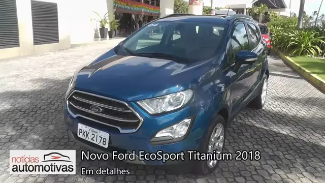 Video thumbnail for Novo EcoSport 2018 (Titanium) - Detalhes - NoticiasAutomotivas.com.br