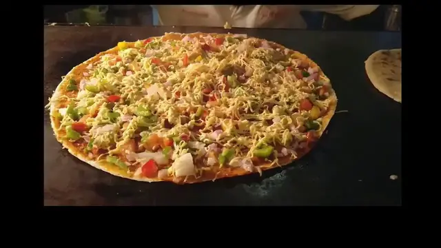 'Video thumbnail for Making of Bahrain's Popular Pizza Dosa at Ashas - Team Simple Food & reviews'