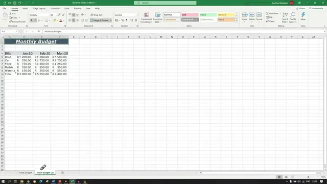 'Video thumbnail for How To Rename Worksheets in Excel'