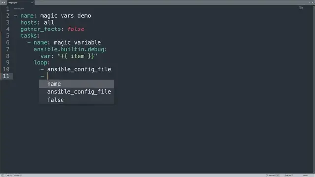 Video thumbnail for Ansible Internal Magic Variables - Ansible Tip and Tricks