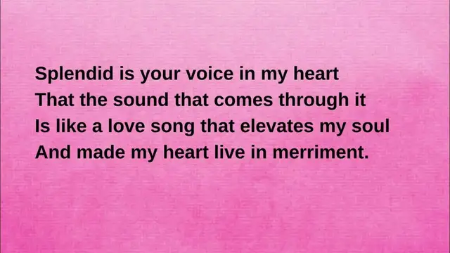 'Video thumbnail for Love Poem for Wife | How Splendid | Romantic Poem for Wife'