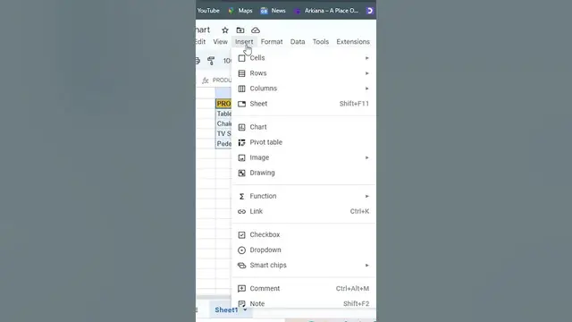 'Video thumbnail for Pie Chart in Google Sheets'