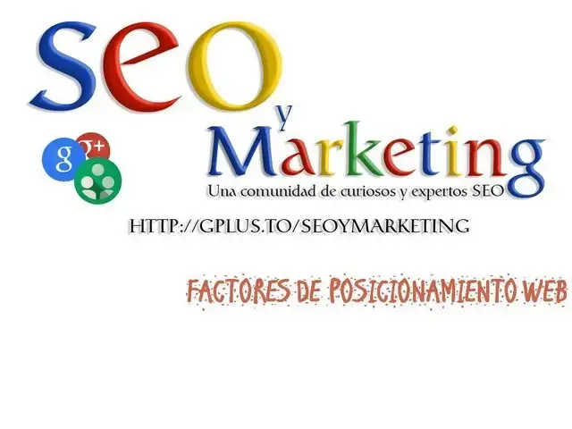 Video thumbnail for Factores de posicionamiento web