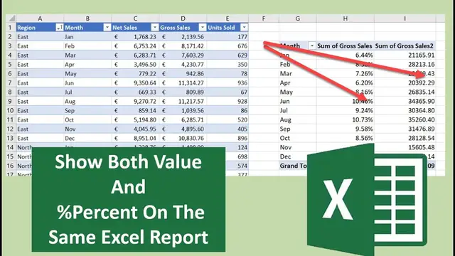 Video thumbnail for Excel Tip. Show Value And Percent In Same Report- No Formulas!
