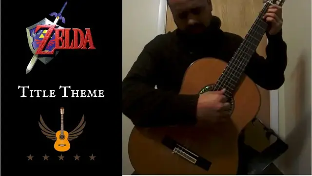 'Video thumbnail for Ocarina of Time Title Theme Guitar | Zelda Guitar Cover (Tabs)'