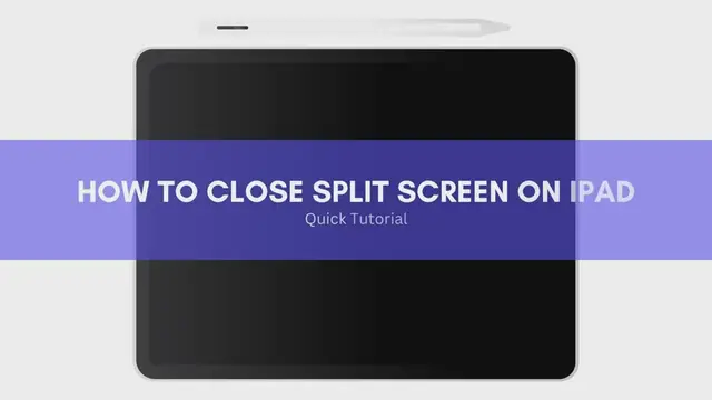 'Video thumbnail for How to Get Rid of Split Screen on iPad'