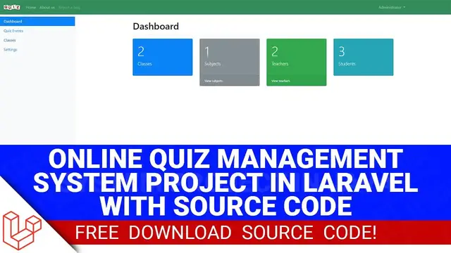 Video thumbnail for Online Quiz Management System Project in Laravel with Source Code (Free Download)