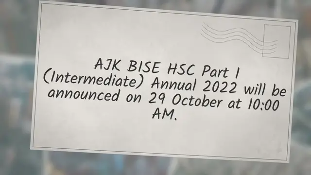 'Video thumbnail for AJK BISE Result 2022 Mirpur Board Check Online'