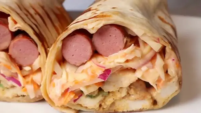 Video thumbnail for Chicken Sausage Roll Recipe - Easy Breakfast
