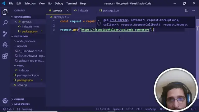 Video thumbnail for How to Consume Remote Restful API's in Node js Using Request Library